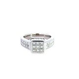 Clyde Duneier 2.0 ctw Diamond and 14K White Gold Ring