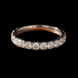 Maya Lianna 0.74 Ctw. Diamond and 14K White Gold Wedding Band