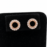 Maya Lianna Diamond and 14K Rose Gold Jacket for Earrings