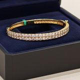 Maya Lianna Diamond and 14K Yellow Gold Bangle