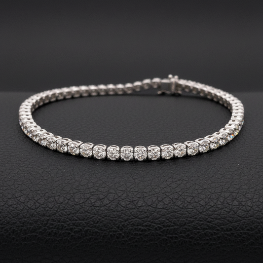 Classico 5.0 ctw Diamond and 14K White Gold Tennis Bracelet