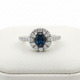 Maya Lianna Sapphire and Diamond Ring 14845