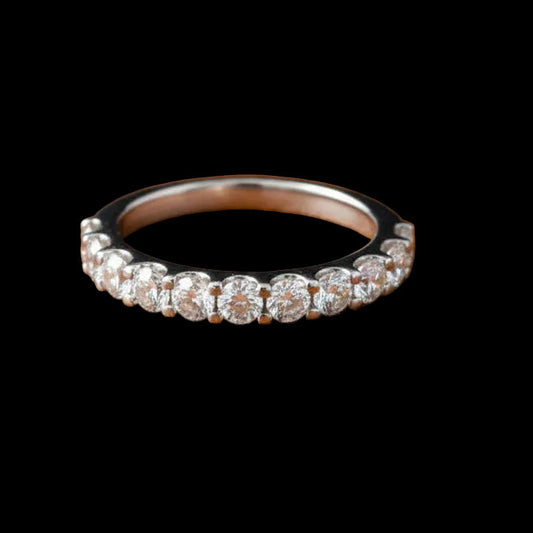 Maya Lianna 0.74 Ctw. Diamond and 14K White Gold Anniversary Band