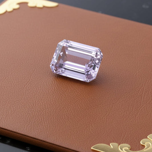 GIA 62.02 ct Emerald Cut Kunzite Loose Gemstone
