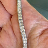 Designer 15.00cttw Diamond 18kt White Gold Anniversary Necklace