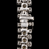 Estate Oscar Heyman Natural Faicy Pink, Green,Orange & White Diamond Platinum Necklace. All weights estimated.