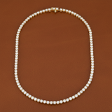 9.50cttw Diamond Anniversary Necklace 14K Yellow Gold