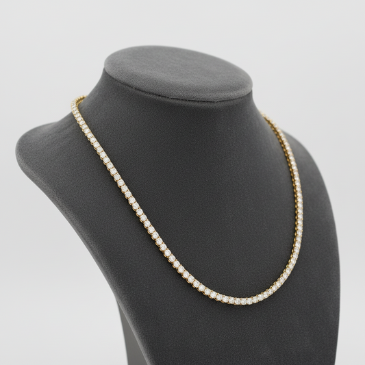 9.50cttw Diamond Anniversary Necklace 14K Yellow Gold