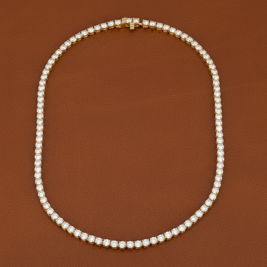 9.50cttw Diamond Anniversary Necklace 14K Yellow Gold