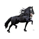 Diamond and 18K Yellow Gold Horse Earrings