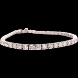 Classico 7.75 ctw Diamond and 18K White Gold Tennis Bracelet