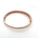 Diamond and 14K Rose Gold Bangle