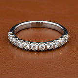 Maya Lianna 0.38 Ctw. Diamond and 14K White Gold Wedding Band