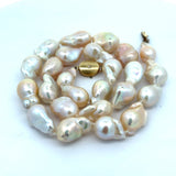 Estate South Sea Baroque Pearl 11 x 14 mm Necklace