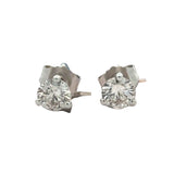 Champagne 0.75 cttw Round Brilliant Cut Diamond Stud Earrings