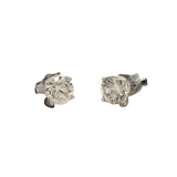 Champagne 1.50 cttw Round Brilliant Cut Diamond Stud Earrings