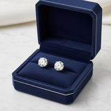 Champagne 2.00 cttw Round Brilliant Cut Diamond Stud Earrings