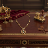 Estate Of Major Riddle aka Mr. Las Vegas Diamond, Ruby and Emerald 18k Yellow Gold 35" Necklace