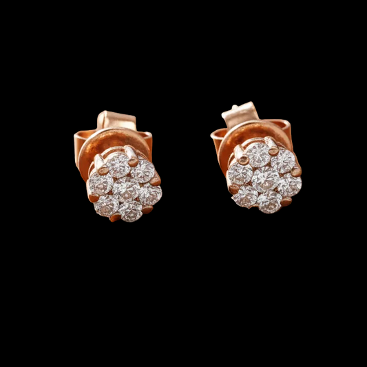 Maya Lianna .25 cttw Diamond Cluster Earrings