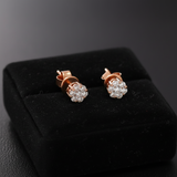 Maya Lianna .25 cttw Diamond Cluster Earrings