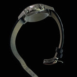 Estate Breitling No. 815 Long Playing Collector's Watch 52 Hour Power Reserve. Rare Circa 1970 (Black Leather Strap)