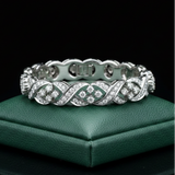 Modern 1960's Bracelet 8.50 Diamond Platinum
