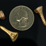 The Classic Diamond Golf Tee Pendant 15553