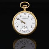 Art Deco J.E. Caldwell/Vacheron Constantine 18Kt Yellow Gold Pocket Watch #90552