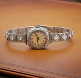 Art Deco H.F. & Bros. 1.25 cttw. Diamond 14K White Gold Watch, Circa 1925