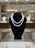 Estate South Sea Pearl 13 x 13.60 mm and Diamond 38" Necklace (18K)