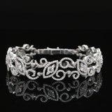Designer AV 4.86cttw 14Kt White Gold Bracelet