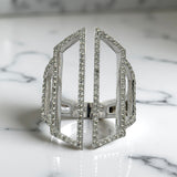 Effy .66 ctw Diamond and 14K White Gold Ring
