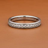 Maya Lianna 0.40 Ctw. Diamond and 14K White Gold Wedding Band