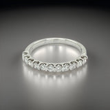 Maya Lianna 0.38 Ctw. Diamond and 14K White Gold Wedding Band