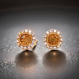 Maya Lianna 0.25 ctw Diamond and 14K Yellow Gold Jacket for Earrings