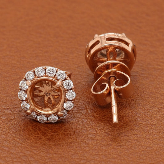 Maya Lianna 0.25 ctw Diamond and 14K Rose Gold Jacket for Earrings