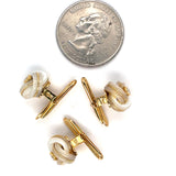 Designer Gero MOP & Diamond Set Of 3 Shirts Studs