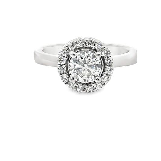 1.26 CTTW Halo Ring