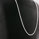 8.00 CTTW Straight-line Necklace