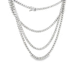 6.17 CTTW Straight Line Necklace