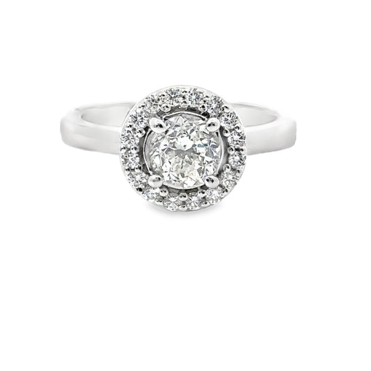 1.23 CTTW Halo Ring