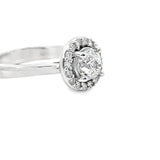 1.23 CTTW Halo Ring