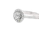 1.23 CTTW Halo Ring