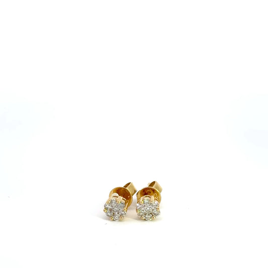 0.25 CTTW Cluster Earrings