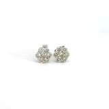 1.00 CTTW Cluster Earrings