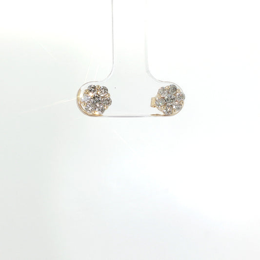 0.75 CTTW Cluster Earrings