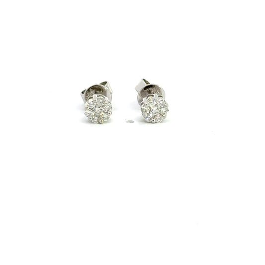 0.25 CTTW Cluster Earrings