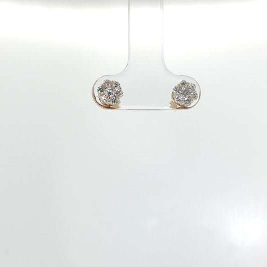 0.50 CTTW Cluster Earrings