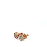1.00 CTTW Cluster Earrings