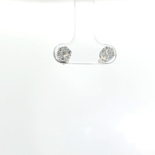 0.50 CTTW Cluster Earrings